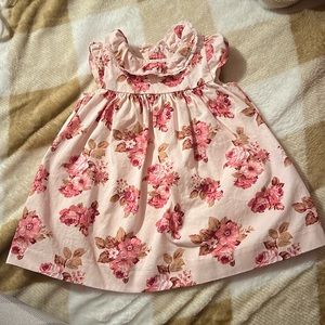 Pink Formal Church Dress 3-6month